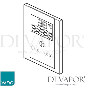 Vado IDE-145 Identity Thermostatic Digital Shower Control Panel Spare Parts