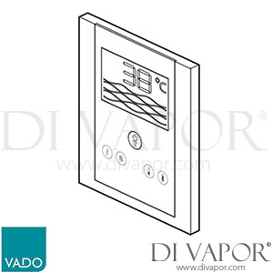 Vado IDE-147 Identity Wall Mounted Thermostatic Digital Shower Control Panel with Diverter Spare Parts