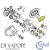 Ideal Standard IDL DV 101 Spare Tech Diagram