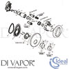 Ideal Standard IDL DV 106 Spare Tech Diagram
