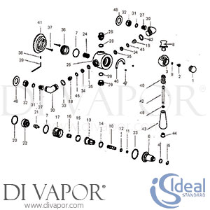 Ideal Standard Hathaway Shower Therm Exposed Shower Valve Spare Parts - IDL DV 110