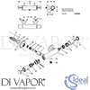 Ideal Standard IDL DV 115 Spare Tech Diagram