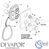 Ideal Standard IDL DV 119 Spare Tech Diagram