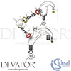 Ideal Standard IDL DV 146 Spare Tech Diagram