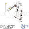 Ideal Standard IDL DV 147 Mixer Spare Tech Diagram