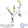Ideal Standard IDL DV 149 Mixer Spare Tech Diagram