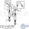 Ideal Standard IDL DV 158 Spare Tech DIagram