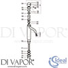 Ideal Standard IDL DV 159 Mixer Spare Tech Diagram