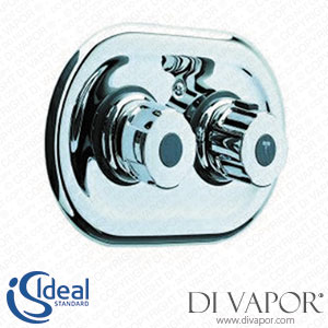 Trevi Boost Recessed Shower Mixer with Black Override Button Spare Parts - IDL DV 338