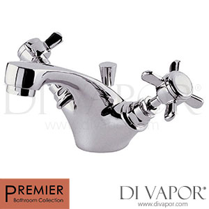 Premier / Nuie IJ345 Traditional Chrome Basin Mixer Tap with Pop Up Waste Spare Parts