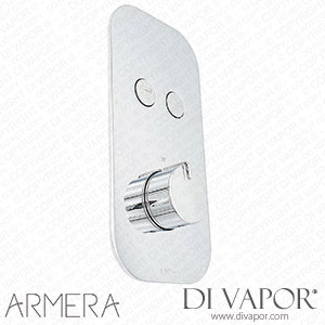 Armera IN.332.60.5 Index 2 Outlet Concealed Thermostatic Valve Brushed Black Spare Parts