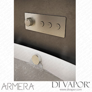 Armera IN.373.61.5 Index 3 Outlet Concealed Landscape Thermo Valve Brushed Black Spare Parts