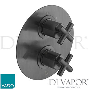 Vado IND-ELE148D/2-BLK Elements DX 2 Outlet Thermostatic Valve Spare Parts