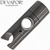 Vado Black Shower Riser Slider
