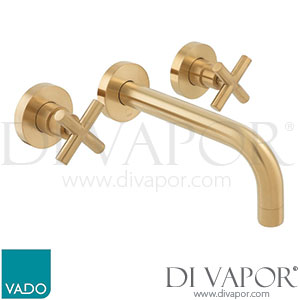 Vado IND-ELW109FLA-BRG Elements Wall Mounted Basin Mixer Spare Parts