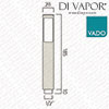 Vado IND-HANDSET/RO-BRN Round Shower Handset in Brushed Nickel