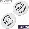 Bristan IND HD028PLWHB Indice For Colonial - Pair VS