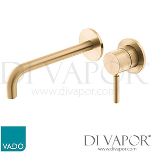 Vado IND-ORI209SA-BRG Origins Wall Mounted Slimline Basin Mixer Spare Parts