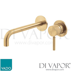 Vado IND-ORI209SA-BRGK Knurled Accents Wall Mounted Basin Mixer Spare Parts