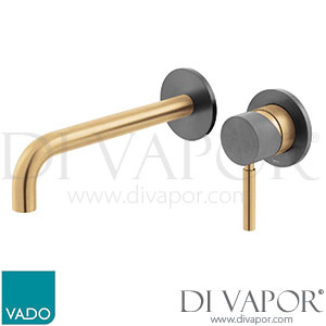 Vado IND-ORI209SA-XGBK Knurled X Fusion Wall Mounted Basin Mixer Spare Parts