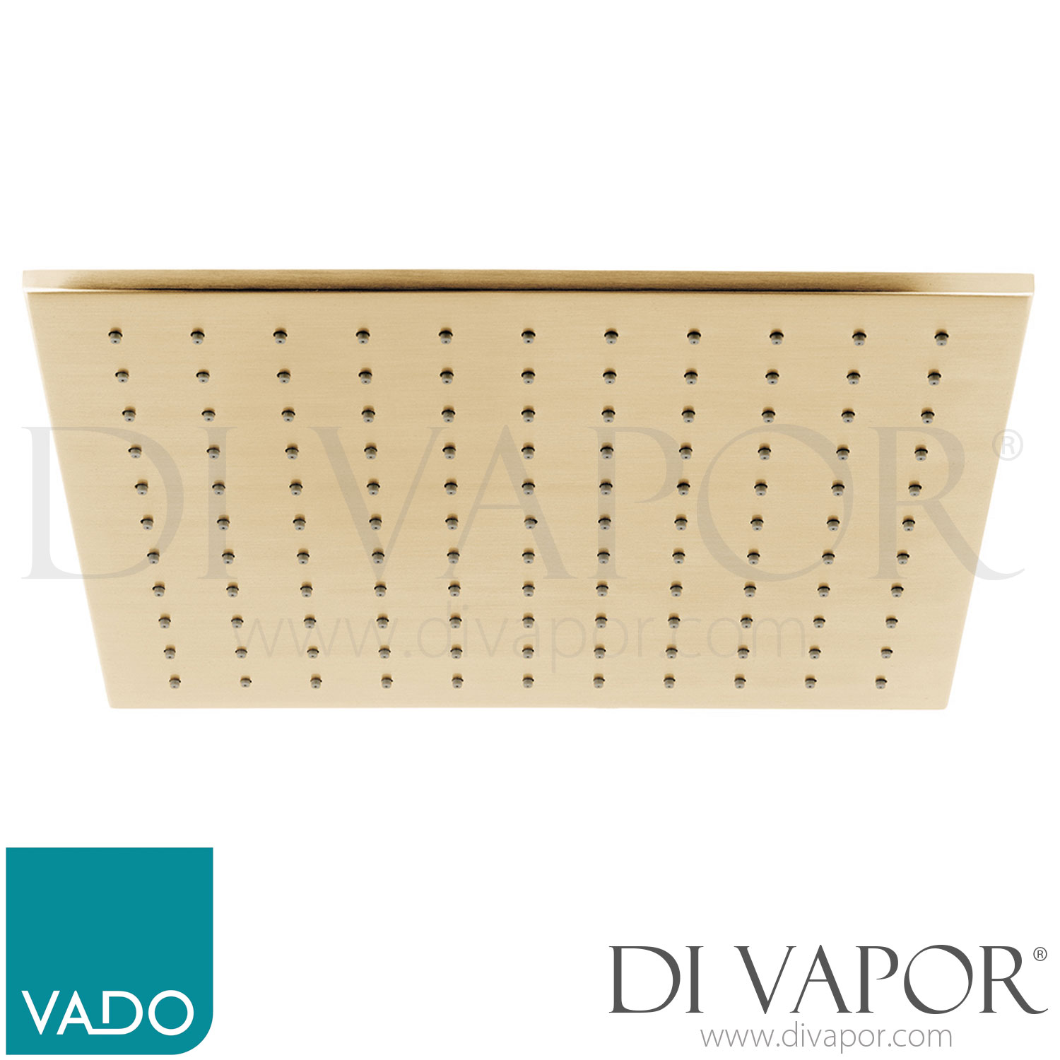 VADO INDSQ/30BRG Individual Brushed Gold Single Function Square