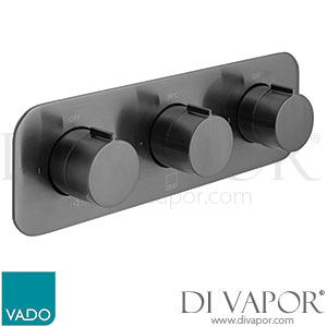 Vado IND-T128/3-H-ALT-BLK Tablet Altitude 3 Outlet Thermostatic Valve Spare Parts