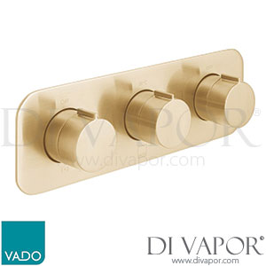 Vado IND-T128/3-H-ALT-BRG Tablet Altitude 3 Outlet Thermostatic Valve Spare Parts