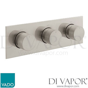 Vado IND-T128/3-H-BRNK Knurled Accents Tablet 3 Outlet Thermostatic Valve Spare Parts