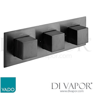 Vado IND-T128/3-H-NOT-BLK Tablet Notion 3 Outlet Thermostatic Valve Spare Parts