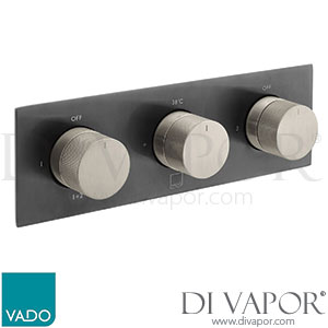 Vado IND-T128/3-H-XBNK Knurled X Fusion Tablet 3 Outlet Thermostatic Valve Spare Parts
