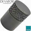 Vado Tablet Omika IND-T148/2-OMI-T-PB Two Outlet Two Handle Vertical Concealed Thermostatic Valve Trim Kit