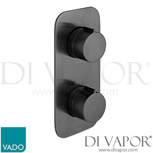 Vado IND-T148/2-ALT-BLK Tablet Altitude 2 Outlet Thermostatic Valve Spare Parts