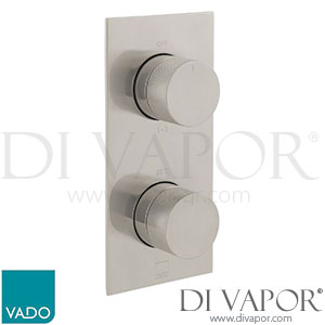 Vado IND-T148/2-BRNK Knurled Accents Tablet 2 Outlet Thermostatic Valve Spare Parts