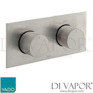 Vado IND-T148/2-H-BRNK Knurled Accents Tablet 2 Outlet Thermostatic Valve Spare Parts