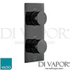Vado Tablet Omika IND-T148/2-OMI-T-PB Two Outlet Two Handle Vertical Concealed Thermostatic Valve Tr