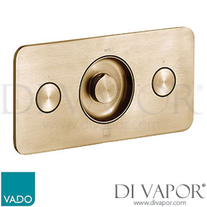 Vado IND-Z128/2-H-BRG Zone 2 Button 2 Outlet Horizontal Concealed Thermostatic Valve Spare Parts