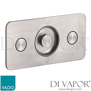 Vado IND-Z128/2-H-BRN Zone 2 Button 2 Outlet Horizontal Concealed Thermostatic Valve Spare Parts