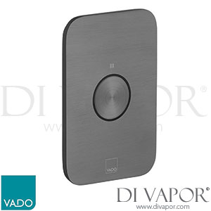 Vado IND-Z143-BLK Zone 1 Button 1 Outlet Vertical Concealed Stop Valve Spare Parts