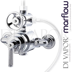 Marflow IND7410 Industrial Two Outlet Exposed Dual Control Thermostatic Shower Valve Spare Parts