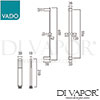 VADO INS-SFSRK-CP Spare Parts Diagram