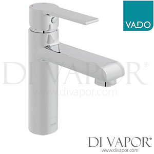 VADO ION-100M/SB-C/P Ion Mini Mono Basin Tap Mixer Single Lever Deck Mounted without Clic-clac Waste Spare Parts
