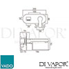VADO ION-109SA-CP Spare Parts Diagram