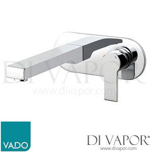 VADO ION-109S/A-C/P Ion 2 Hole Bathroom Basin Tap Wall Mounted with Oval Back Plate Spare Parts