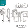 VADO ION-130-K-CP Spare Parts Diagram