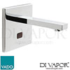 VADO IR-109/NOT-C/P I-Tech Notion Infra-Red Basin Mixer Wall Mounted with Square Back Plate
