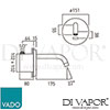 IR-109ZOO-VADO IR 109Zoo CP Mixer Spare Parts Diagram