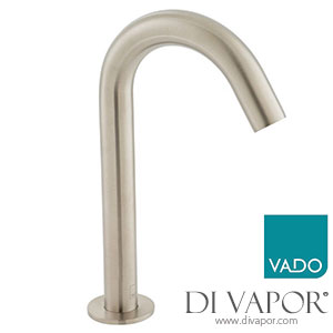 Vado IR-DSPOUT-BRN Infra-Red Deck-Mounted Spout Brushed Nickel