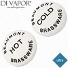 Premier Bathrooms Beaumont Brassware IR09B Hot & Cold Indices (Ultra Finishing)
