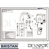 Bristan IRBS1 CP Spare Tech Diagram
