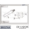 Bristan IRWS1 CP Spare Tech Diagram